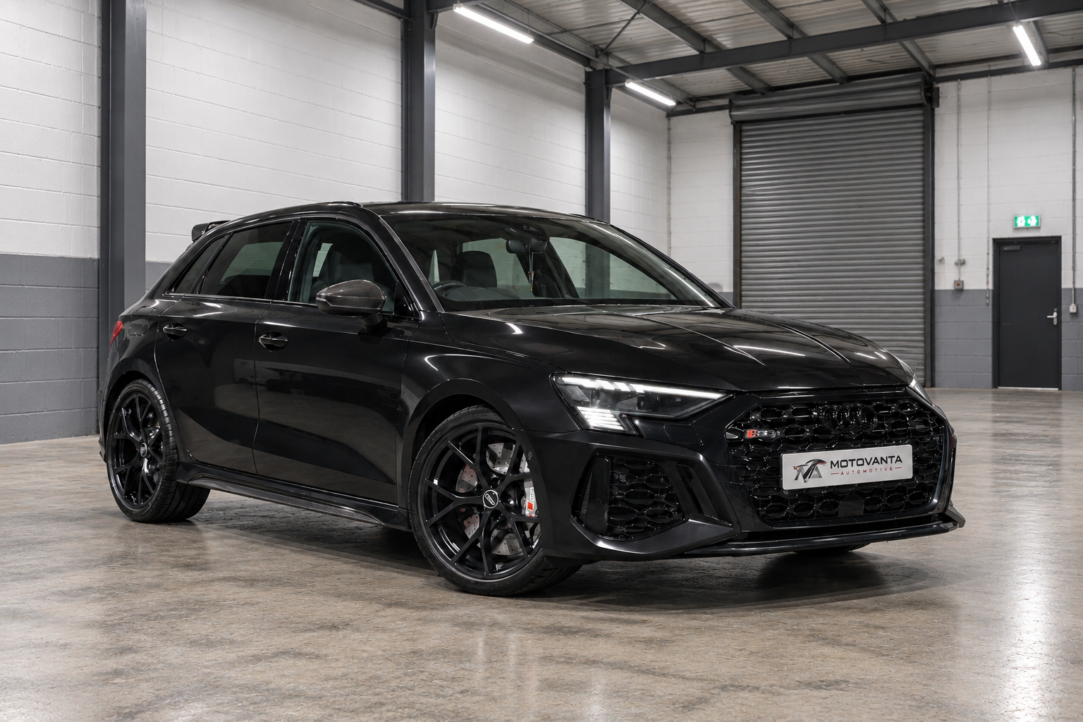 Audi RS3 Sportback following its Motovanta performance programme